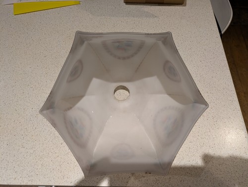 Opaline Art Nouveau deco Lamp Shade - Picture 2 of 3