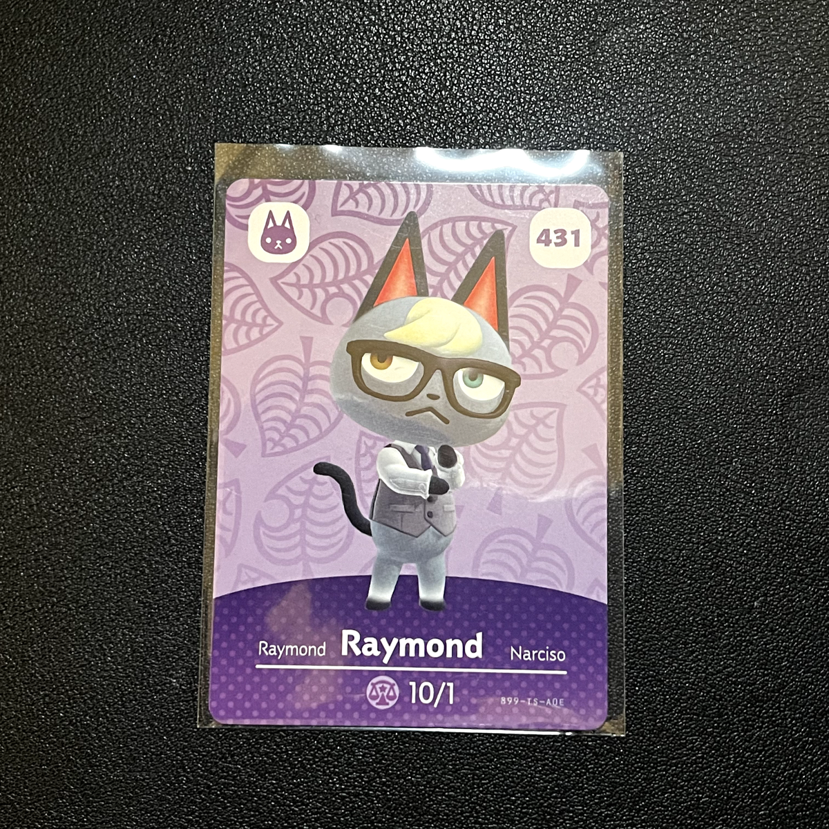 Raymond #431 Authentic Animal Crossing Amiibo Card Series UK
