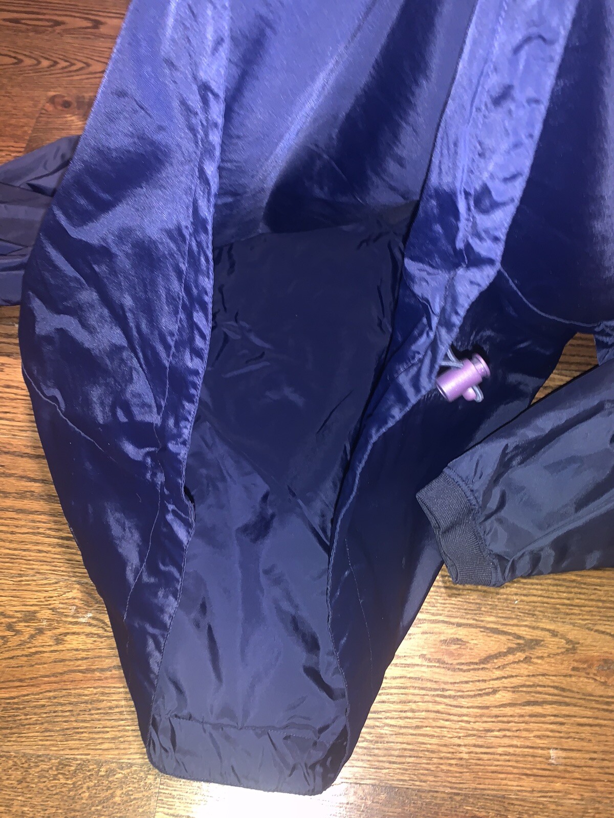 Blue Lightweight Large Pullover Nylon Windbreaker… - image 8