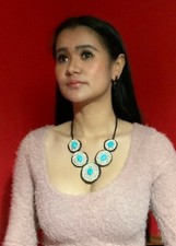 JOHN LEWIS NECKLACE JEWELLERY CODE 42141796 RRP £22 BLUE STONE