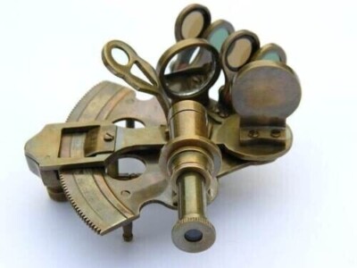 Marin antique 【ロープワーク標本パネル】 Antique Sextant Design
