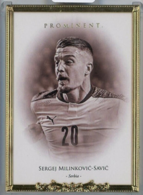 2022-23 Futera Unique World Football Sergej Milinkovic-Savic Prominent 23KT /14