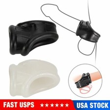 Soft Men Scrotum Testicle Squeeze Rings Cage Male Stretcher Enhancer Delay Ball