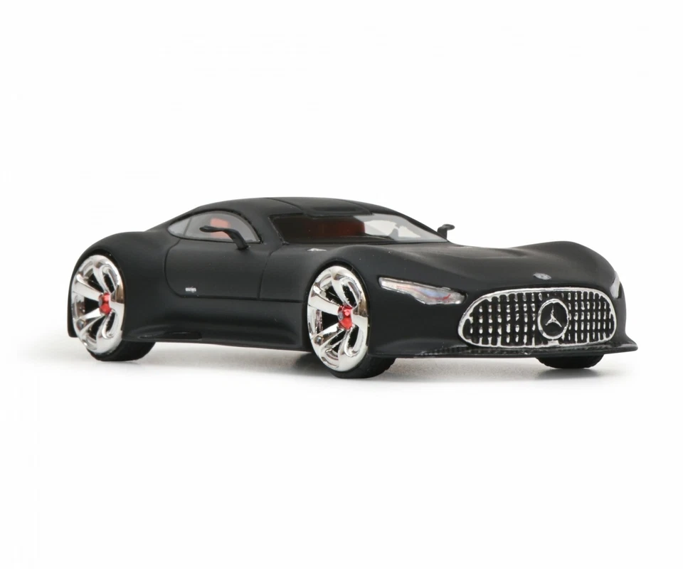 Schuco 1:64 Mercedes Benz AMG Vision Gran Turismo negro mate resina, estuche de plástico Foto 2 de 3