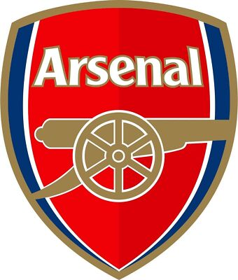 #ad #ad Arsenal F.C. Logo Die Cut Laminated Vinyl Sticker Decal $6.84