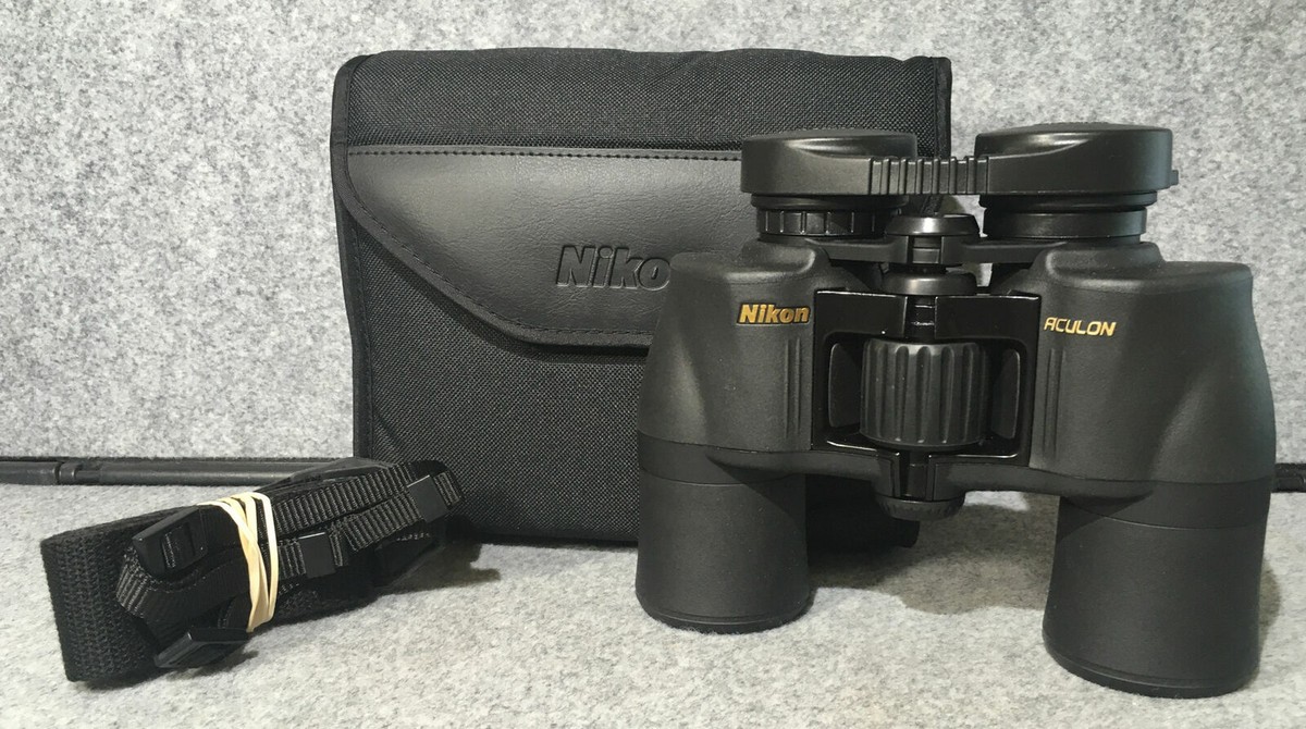 Nikon 8x42 Aculon A211 Binocular with Case (Black) ~ Refurbished