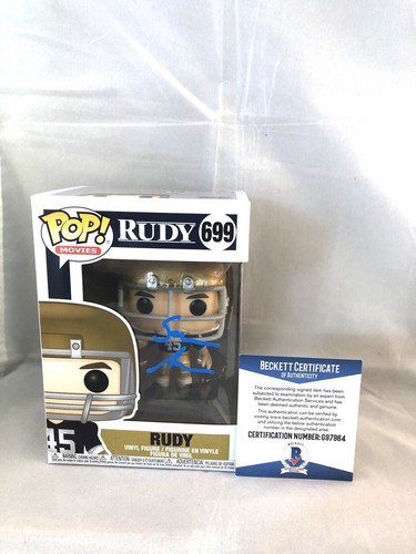 Sean Astin Hand Signed Funko Pop Figurine Rudy 699 Beckett BAS Cert Sean Astin Hand Signed Funko Pop Figurine Rudy 699 Beckett BAS Cert | Funko Pop | 2 Sean Astin Hand Signed Funko Pop Figurine Rudy 699 Beckett BAS Cert | Funko Pop