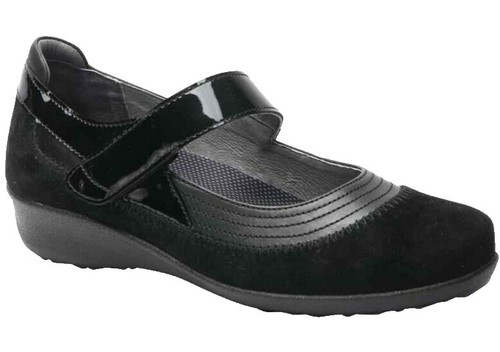 Alex Marie Men’s Black Suede Slip-On Loafers — Classic Moc Toe Alex Marie Shoes Loafers suede Black Tan embellished Snake  main image 2