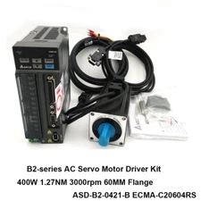 AC servo 400W B2 ASD-B2-0421-B ECMA-C20604RS motor drive kit with 3m Cable