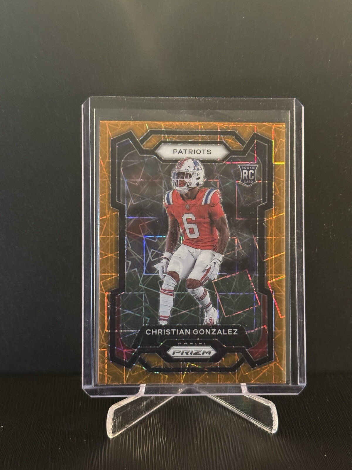 2023 Panini Prizm - Rookies Lazer Prizm #369 Christian Gonzalez (RC)