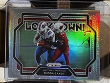 2021 PRIZM FOOTBALL BUDDA BAKER LOCKDOWN SILVER #6 CARDINALS