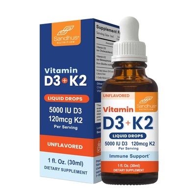 Vitamin d Drops for Adults | 5000 IU D3 Liquid, 120mcg K2 Supplement !!!!!!!!!!!