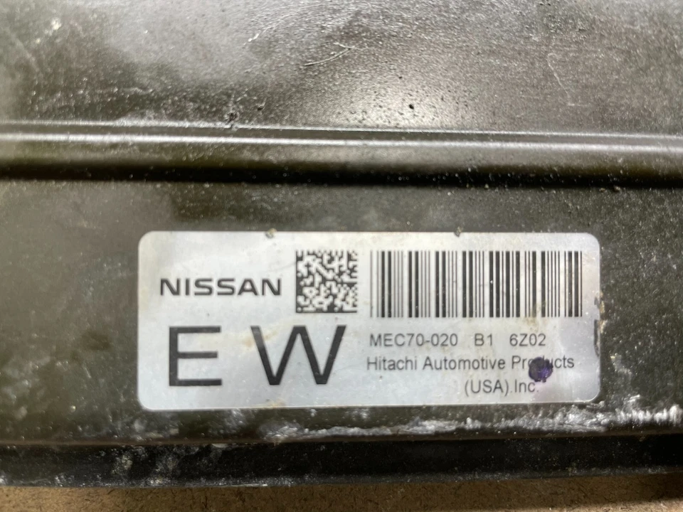 Nissan Frontier Xterra 2007 4,0 L control del motor ECM MEC70-020 B1 N1792 DG Foto 3 de 4