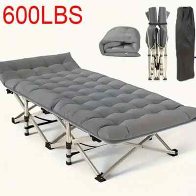 FOLDING BED FOR OUTDOOR CAMPING.