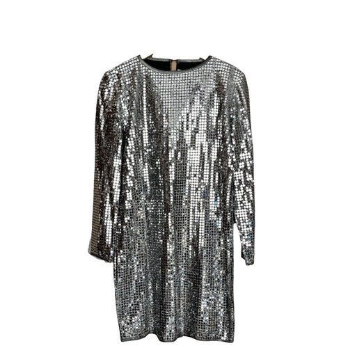 Celeste Sequin Mini Dress - Silver - Size XS | eBay