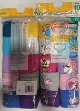 20PCS Wonder Nation 10 Pack Girls Briefs/Panties Size 10Multi Color Days