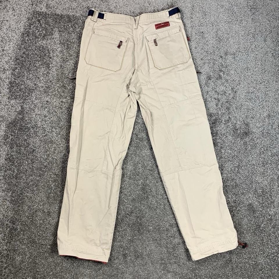 Triple Five NYC Soul Sz 34 Cargo Pants Rip Tape Waist Button