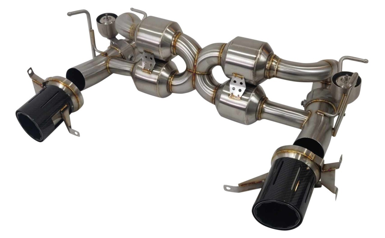 Fits Ferrari 488 GTB Spider 16-19 Exhaust System with Valves with CF or Ti Tips