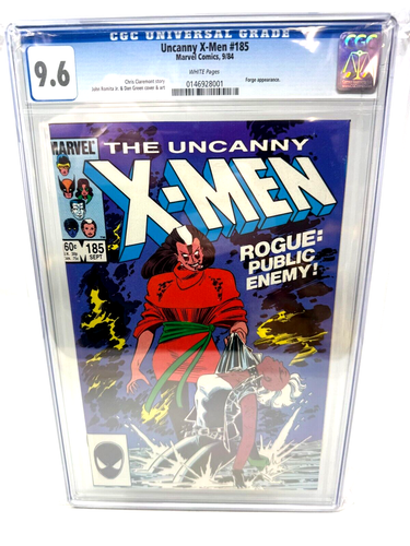 Marvel Comics 1984 Uncanny X-Men #185 CGC 9.6 Rogue Appearance (F) - 第 1/3 張圖片