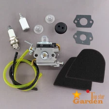 Carburetor For Husqvarna 122C 122LDX 122LK 22cc String Line Trimmer with Gasket