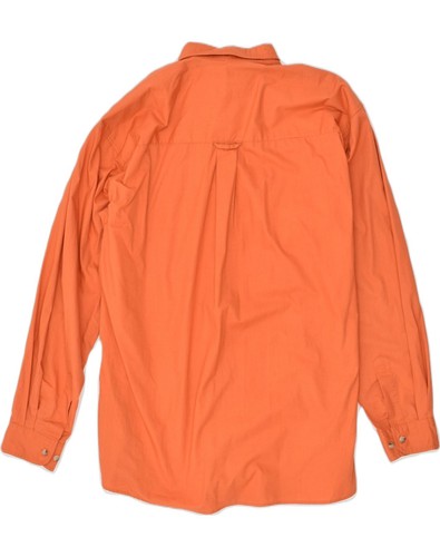 TOM TAILOR Mens Shirt Medium Orange Cotton UH02 - Picture 2 of 3