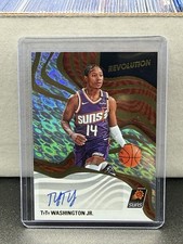 TyTy Washington Jr. 2024 Panini Revolution Basketball Auto Phoenix Suns #RS-ASH