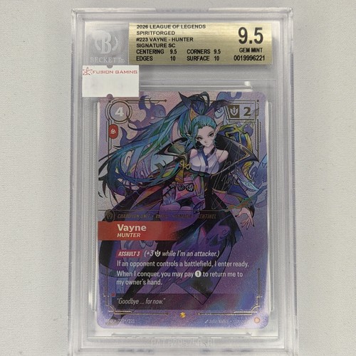 Vayne, Hunter graded BGS 9.5 for sale on eBay