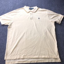 Ralph Lauren Polo Men  s Polo Sz XXL Yellow Blue Pony