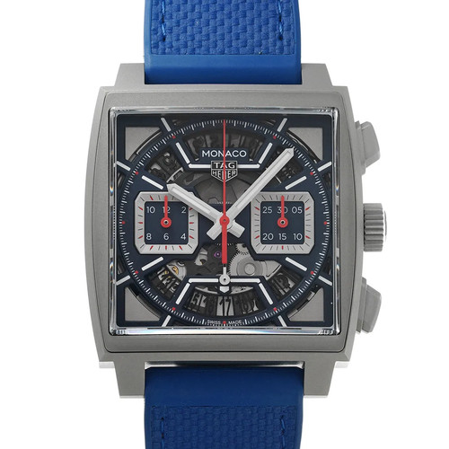 TAG Heuer Monaco CBL2182.FT6235 39mm Skeleton / Blue / Silver #WW4665