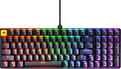 Glorious GMMK 2 96% Full Size Wired Mechanical Keyboard Hot Swappable RGB Black