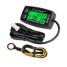 Digital Tach Hour Meter,Engine Temperature Gauge,Alert RPM  RL-HM035A-TS002