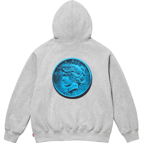 Sweat à capuche Supreme Heather Grey ANARCHY taille XXL FW24 neuf