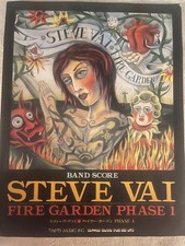 Steve Vai - Fire Garden - Guitar and Bass tab tablature Book Japan