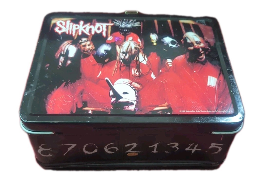 vtg Slipknot LunchBox - Official - 2000 Scratched - NEW Vintage