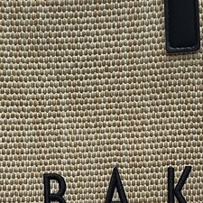 Ted Baker London Medium Canvas Logo Tote Bag Beige/Black with Pouch, Pockets