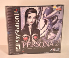 PS1 Persona 2 Eternal Punishment PlayStation 1 Factory Sealed Y-Fold 1st Print