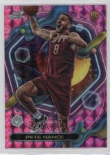 2023-24 Topps Cosmic Chrome Pink Galaxy Refractor Pete Nance #200 1h50