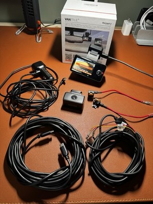Vantrue E3 3 Channel 2.7K WiFi Dash Cam with GPS & Rear Camera and Park Mode.