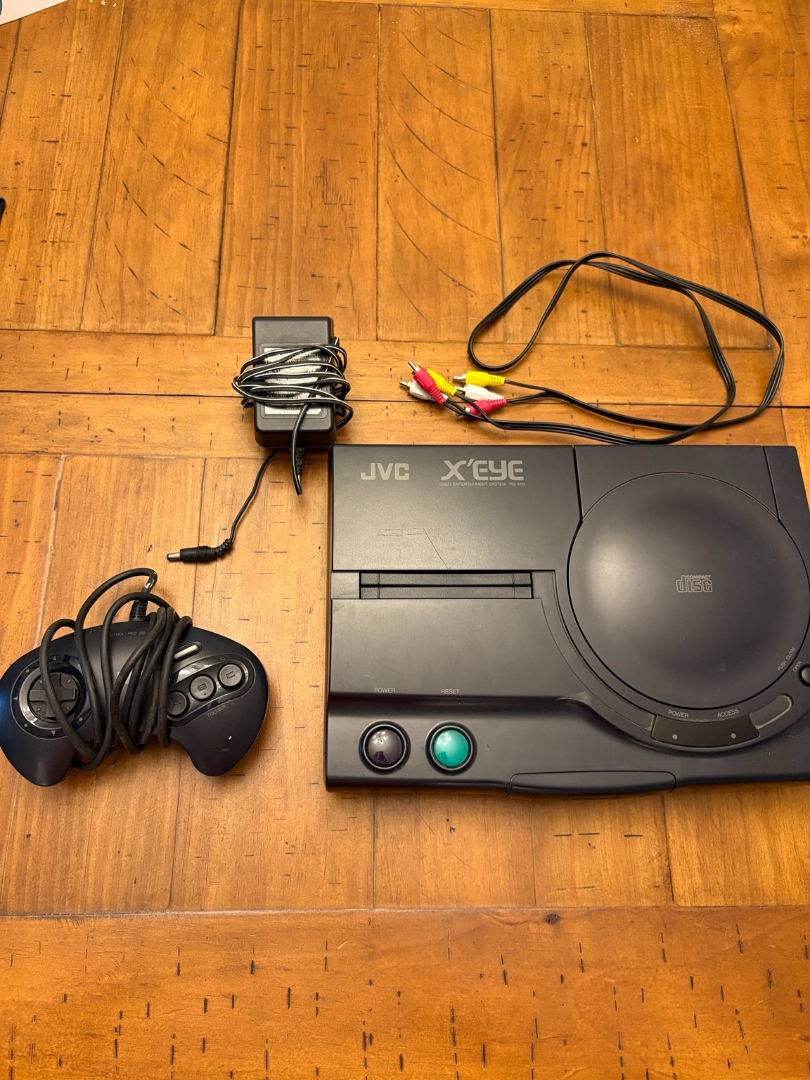 JVC X'Eye Console System - Plays Sega Genesis + Sega CD, all cables and remote