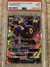 2017 Pokemon Umbreon GX 80/149 Ultra Rare Holo Full Art Sun & Moon TCG PSA 9 MNT