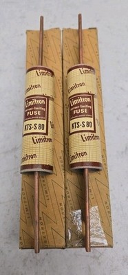 2 Pack Bussmann KTS-S 80  Limitron Current Limiting 80A K1 Fuse 600V Max New