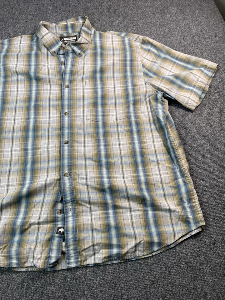 Mountain Khakis Shirt Mens 2XL Plaid Pocket Button Up Casual - Image 3 of 4