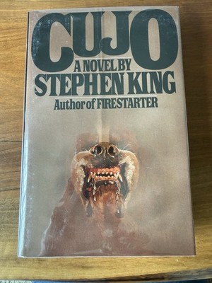 Cujo by Stephen King 1981 Viking Hardcover With Dust Jacket