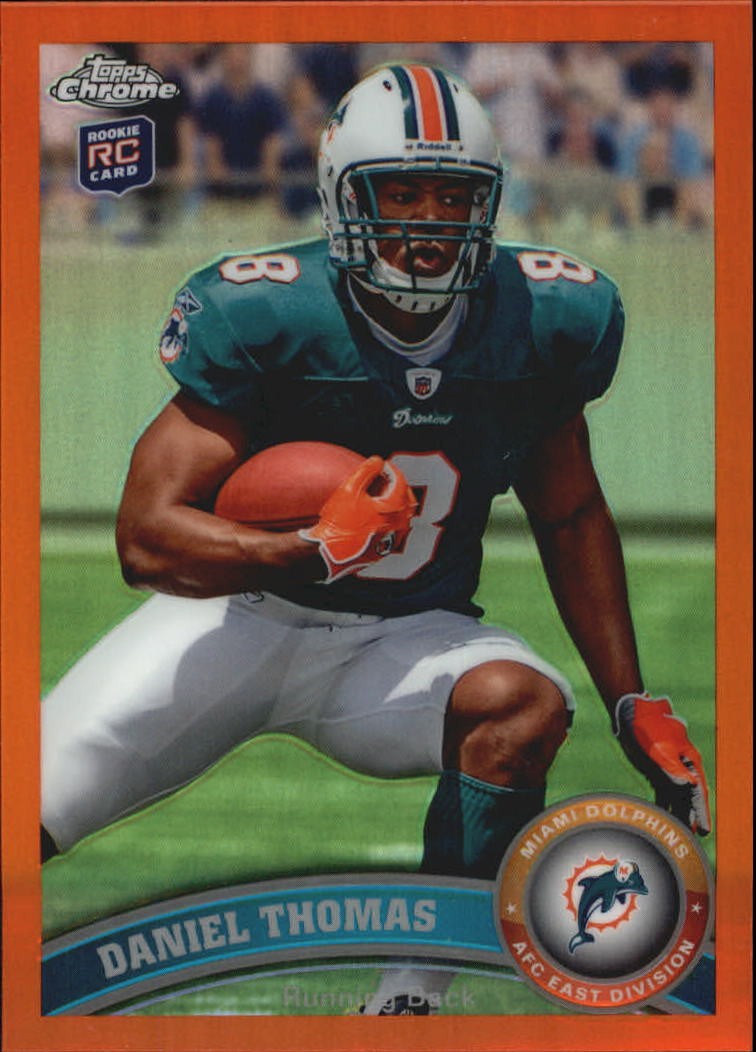 2011 Topps Chrome Orange Refractors #136 Daniel Thomas - FB