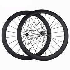 700c Carbon Tubular/Clincher Road Bike Wheelset 23x50mm Triathlon Bicycle Wheels