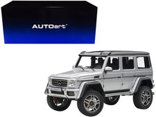 Mercedes Benz G500 4X4 2 Silver 1/18 Model Car by Autoart h2 Mercedes Autoart 