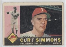 1960 Topps Curt Simmons #451 0v7