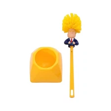 Funny Prank Toilet Scrubber – "Make Toilet Great Again" Thumb Up Toilet Brush