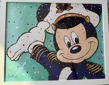 Disney Mickey Mouse Navy Captain Uniform Art Print/Poster Disney Franchise