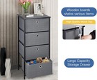 Drawer Dresser Chest Organizer Fabric Storage Chest Drawer Tower Organizer Unit — photo 5
